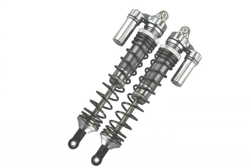 Traxxas Unlimited Desert Racer 4X4 (#85076-4) Aluminum Rear L-Shape Spring Damper (139mm) - 2Pc Set Silver