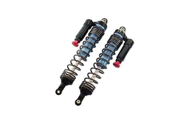 Aluminum 6061-T6 Rear L-Shape Piggy Back (Built-In Piston Spring) Adjustable Spring Dampers 139mm For Traxxas 1:7 Unlimited Desert Racer UDR Pro-Scale 4X4 (#85076-4) Upgrades - Gray Silver