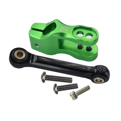 Aluminum 6061-T6 Servo Horn With Tie Rods For Traxxas Unlimited Desert Racer UDR 4X4 85076-4 - 5Pc Set Green