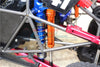 Traxxas Unlimited Desert Racer 4X4 (#85076-4) Aluminium Rear Internal Shocks (160mm) - 2Pc Set Orange