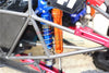 Traxxas Unlimited Desert Racer 4X4 (#85076-4) Aluminium Rear Internal Shocks (160mm) - 2Pc Set Orange