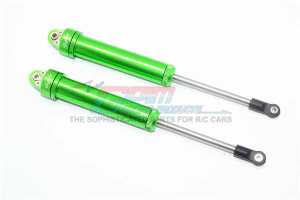 Traxxas Unlimited Desert Racer 4X4 (#85076-4) Aluminium Rear Internal Shocks (160mm) - 2Pc Set Green