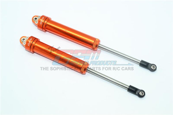 Traxxas Unlimited Desert Racer 4X4 (#85076-4) Aluminium Rear Internal Shocks (160mm) - 2Pc Set Orange