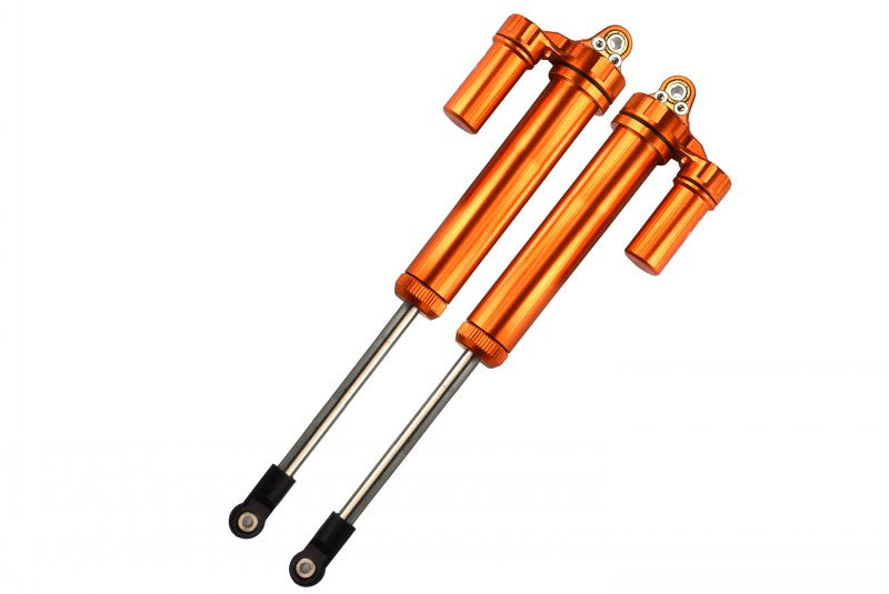 Traxxas Unlimited Desert Racer 4X4 (#85076-4) Aluminum Rear L-Shape Internal Damper (160mm) - 2Pc Set Orange