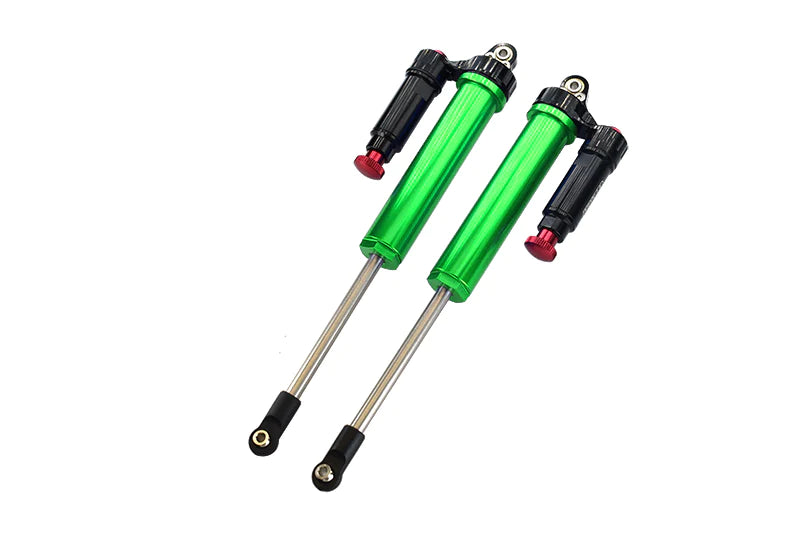 Aluminum 6061-T6 Rear L-Shape Piggy Back (Built-In Piston) Internal Damper 160mm For Traxxas 1:7 Unlimited Desert Racer UDR Pro-Scale 4X4 (#85076-4) Upgrades - Green