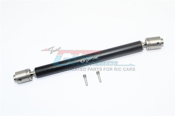 Traxxas Unlimited Desert Racer 4X4 (#85076-4) Stainless Steel #304 + Aluminum Rear Drive Shaft - 1Pc Set Black