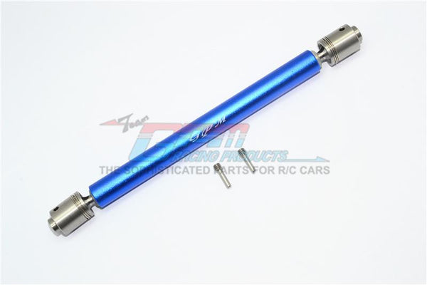 Traxxas Unlimited Desert Racer 4X4 (#85076-4) Stainless Steel #304 + Aluminum Rear Drive Shaft - 1Pc Set Blue