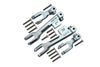 Traxxas Unlimited Desert Racer 4X4 (#85076-4) Aluminum Front & Rear Sway Bar - 4Pc Set Gray Silver
