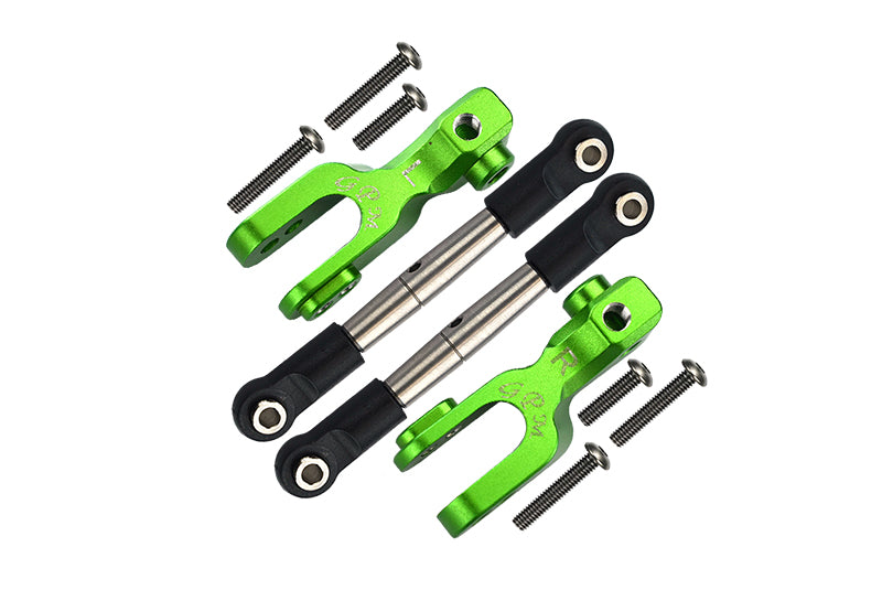 Traxxas Unlimited Desert Racer 4X4 (#85076-4) Aluminum Front Sway Bar & Stainless Steel Linkage - 4Pc Set Green