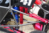 Traxxas Unlimited Desert Racer 4X4 (#85076-4) Aluminum Front+Rear L-Shape Piggy Back Damper - 8Pc Set Red
