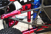 Traxxas Unlimited Desert Racer 4X4 (#85076-4) Aluminum Front+Rear L-Shape Piggy Back Damper - 8Pc Set Red