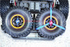 R/C Scale Accessories : Spare Tire Tie Down For Traxxas 1/7 Unlimited Desert Racer -2Pc Set Blue