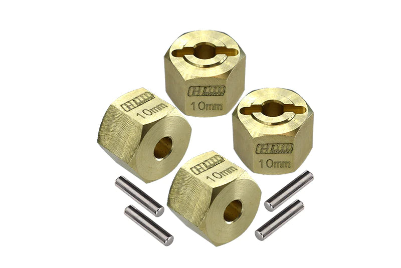 Axial 1/18 UTB18 Capra 4WD Unlimited Trail Buggy AXI01002 Brass Hex Adapters 12x10mm