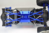 Axial 1/18 UTB18 Capra 4WD Unlimited Trail Buggy AXI01002 Upgrades Aluminum 7075-T6 Front Lower & Rear Lower Chassis Links Parts - Blue