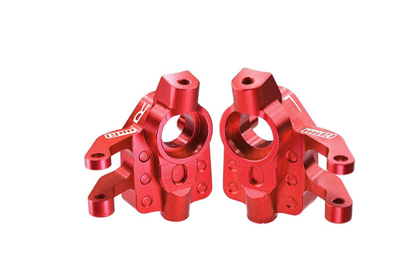 Axial 1/18 UTB18 Capra 4WD Unlimited Trail Buggy AXI01002 Aluminum 7075-T6 Front Knuckle Arm Set - Red