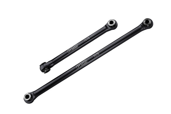 Axial 1/18 UTB18 Capra 4WD Unlimited Trail Buggy AXI01002 Aluminum 7075-T6 Front Steering Link Rods - Black