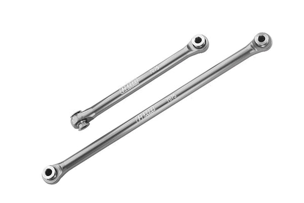 Axial 1/18 UTB18 Capra 4WD Unlimited Trail Buggy AXI01002 Aluminum 7075-T6 Front Steering Link Rods - Silver