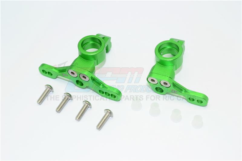 HPI Venture Toyota FJ Cruiser Aluminum Adjustable Front Knuckle Arm - 1Pr Set Green