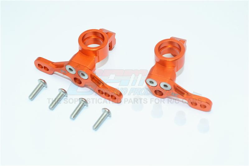 HPI Venture Toyota FJ Cruiser Aluminum Adjustable Front Knuckle Arm - 1Pr Set Orange