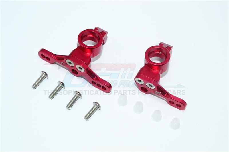 HPI Venture Toyota FJ Cruiser Aluminum Adjustable Front Knuckle Arm - 1Pr Set Red