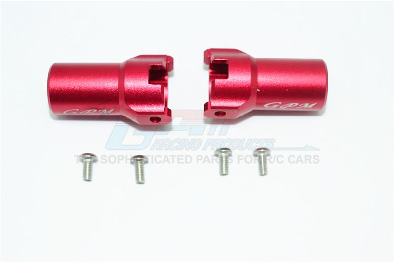 HPI Venture Toyota FJ Cruiser Aluminum Rear Axle Adapter - 1Pr Set Red