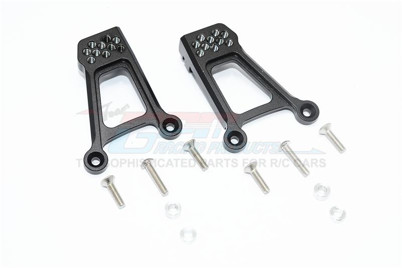 HPI Venture Toyota FJ Cruiser Aluminum Adjustable Front Damper Mount - 1Pr Set Black