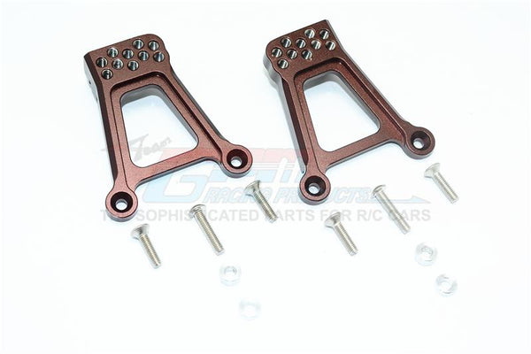 HPI Venture Toyota FJ Cruiser Aluminum Adjustable Rear Damper Mount - 1Pr Set Brown