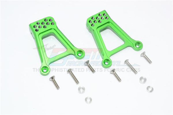 HPI Venture Toyota FJ Cruiser Aluminum Adjustable Rear Damper Mount - 1Pr Set Green