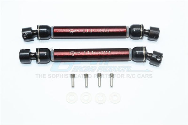 HPI Venture Toyota FJ Cruiser Aluminum + Steel Front / Rear CVD Main Shafts - 1Pr Set Brown