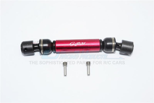 HPI Venture Toyota FJ Cruiser Aluminum & Steel Center CVD Drive Shaft - 1Pc Set Red