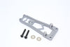 Vaterra Twin Hammers Aluminum Top Brace Plate With Standoff Posts - 1 Set Gray Silver