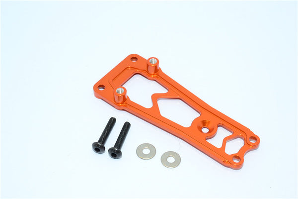 Vaterra Twin Hammers Aluminum Top Brace Plate With Standoff Posts - 1 Set Orange