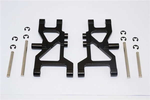 Tamiya Wild Dagger Aluminum Front Arm Set - 1Pr Black