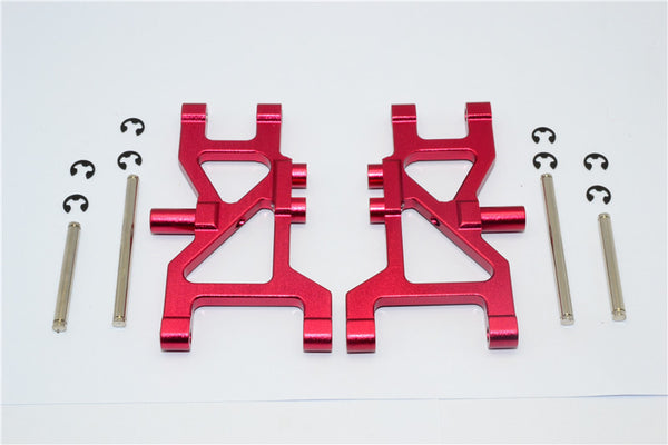 Tamiya Wild Dagger Aluminum Front Arm Set - 1Pr Red