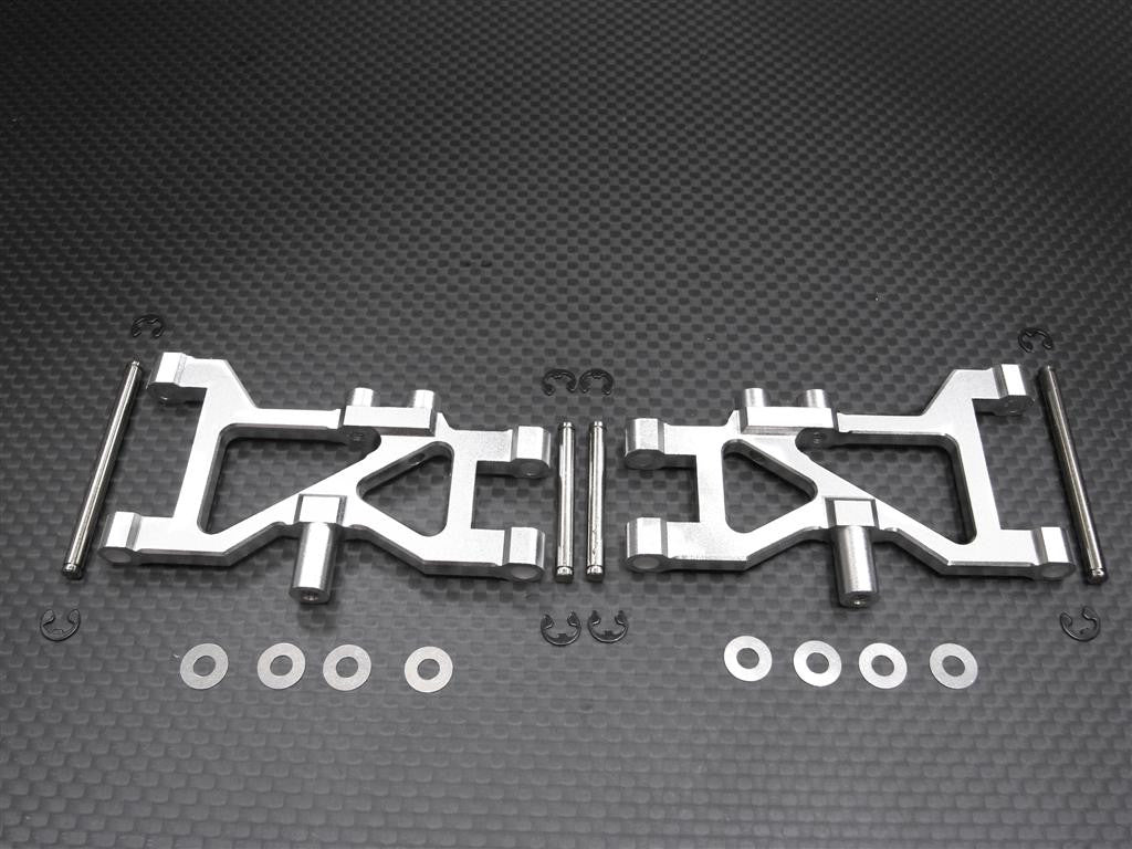 Tamiya Wild Dagger Aluminum Front Arm Set - 1Pr Silver