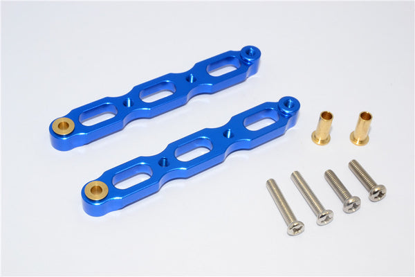 Tamiya Wild Dagger Aluminum Rear Camber Set - 1Pr Blue