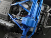 Axial Wraith Aluminum Front+Rear Gear Box Mount - 2Pcs Set Blue