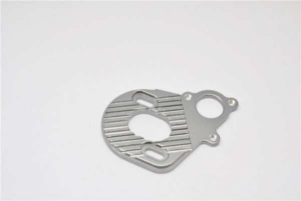Axial SMT10 Grave Digger (AX90055) Aluminum Motor Heat Sink Plate - 1Pc Gray Silver
