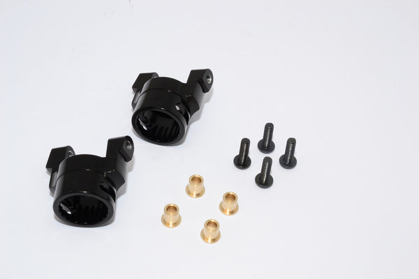 Axial Wraith & RR10 Bomber Aluminum Front C-Hub - 1Pr Black