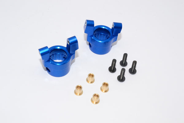 Axial Wraith & RR10 Bomber Aluminum Front C-Hub - 1Pr Blue