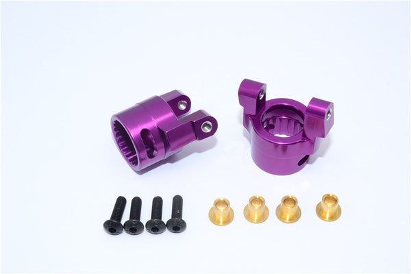 Axial Wraith & RR10 Bomber Aluminum Front C-Hub - 1Pr Purple