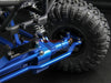 Axial Wraith & Wraith Spawn Aluminum Straight Axle Adapter - 1Pr Silver