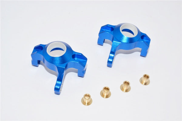 Axial Wraith & RR10 Bomber Aluminum Steering Front Knuckles - 1 Pr Set Blue