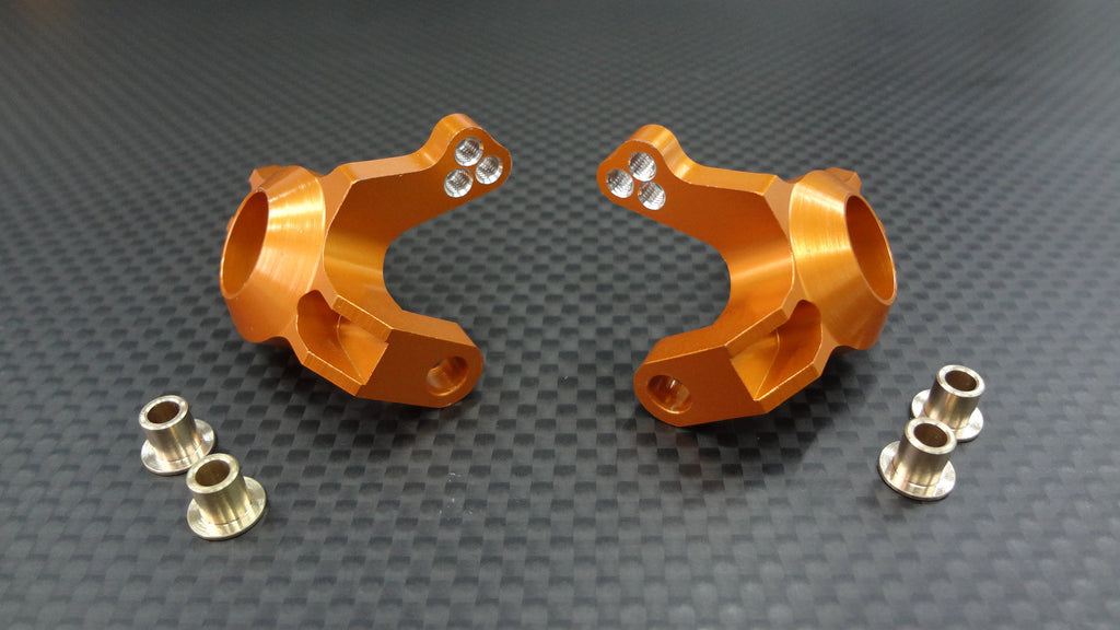 Axial Wraith & RR10 Bomber Aluminum Steering Front Knuckles - 1 Pr Set Gold