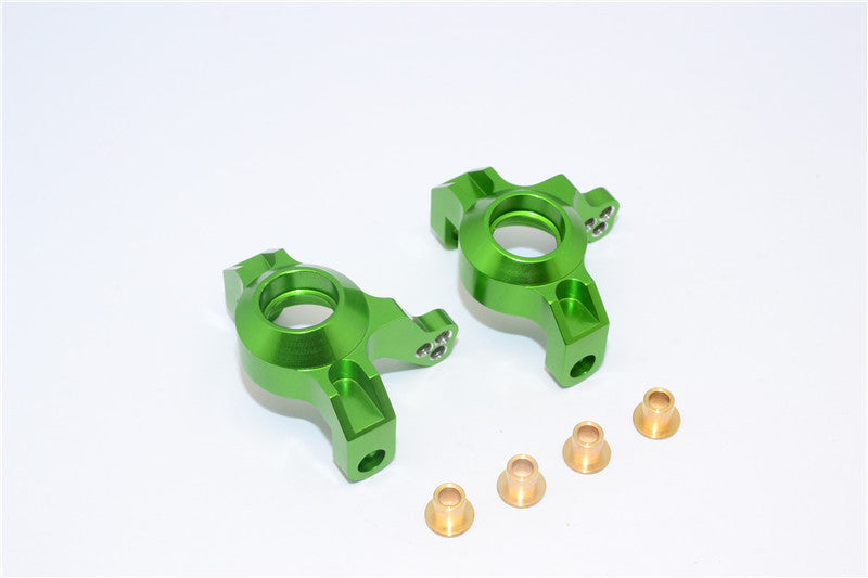 Axial Wraith & RR10 Bomber Aluminum Steering Front Knuckles - 1Pr Set Green