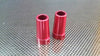 Axial Wraith & Wraith Spawn Aluminum Straight Axle Adapter - 1 Pr Red