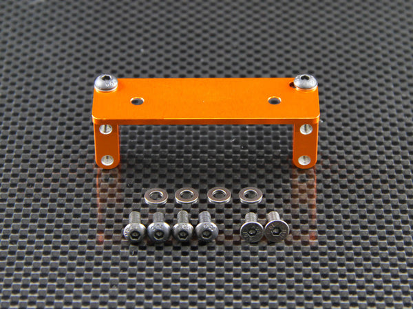 Axial Wraith & Wraith Spawn Aluminum Servo Mount - 3 Pcs Set Orange