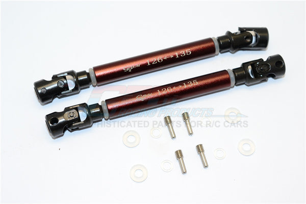 Axial Wraith Steel Adjustable Main Shaft With Alloy Body - 1Pr Set Brown