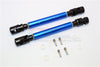 Axial Wraith Steel Adjustable Main Shaft With Alloy Body - 1Pr Set Blue