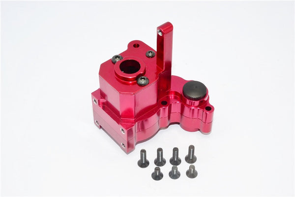 Axial Wraith & Wraith Spawn Aluminum Center Transmission Case - 3Pcs Set Red